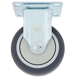 [ZF5087] RODAJA PP Y TPR GRIS FIJA 4&quot;