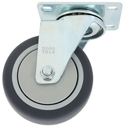 [ZF5089] RODAJA PP Y TPR GRIS GIRATORIA 3&quot;
