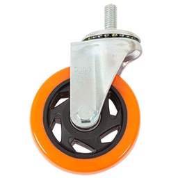 [ZF5194] RODAJA PVC NARANJA ESPI ROSC 1/2 GIRA 4&quot;
