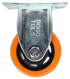 [ZF5111] RODAJA PVC NARANJA FIJA 4&quot;