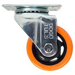 [ZF5115] RODAJA PVC NARANJA GIRATORIA 4&quot;