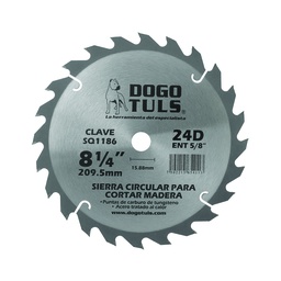 [SQ1186] SIERRA CIRCULAR MADERA 8-1/4 24D ENT5/8&quot;