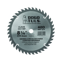 [SQ1187] SIERRA CIRCULAR MADERA 8-1/4 40D ENT5/8&quot;