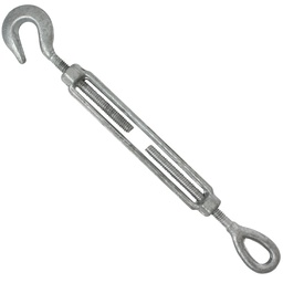 [JG5033] TENSOR FORJADO 1/4&quot; X 4&quot; OJO Y GANCHO