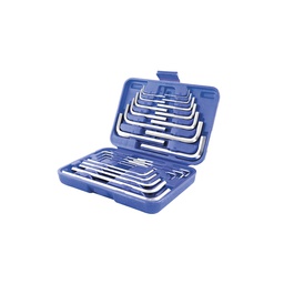 [TC4374] LLAVES ALLEN EN ESTUCHE PLASTICO JUEGO 25 PIEAS