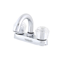 [YD0005  ] MEZCLADORA LAVABO 4" CUELLO CURVO MANERAL ACRILICO