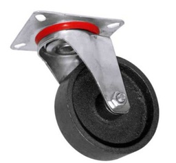 [TC5049] RODAJA FIERRO PLACA MOVIL 4&quot;(100MM)