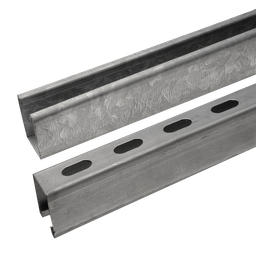 [9850100] PERFIL UNICANAL  CALIBRE 16 SOLIDO   4X4