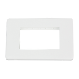 [8800500] PLACA DE PLASTICO BLANCA SENCILLA DE 36 mm