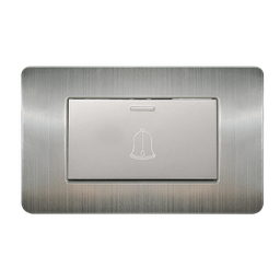 [8841420] APAGADOR PARA TIMBRE CON PLACA DE ACERO INOXIDABLE 72 MM