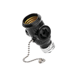 [9400050] PORTALAMPARAS LADRON C/INTERRUPTOR DE CADENA