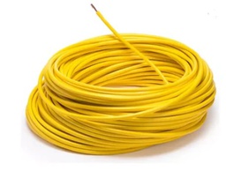 [1500085] CABLE  DE 100 MTS   AUTOMOTRIZ FLEXIBLE  8 AMARILLO