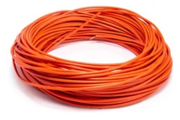 [1500186] CABLE  DE 100 MTS   AUTOMOTRIZ FLEXIBLE  18 NARANJA