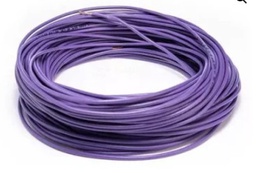 [1500108] CABLE  DE 100 MTS   AUTOMOTRIZ FLEXIBLE  10 VIOLETA