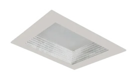 [AFL104A] LUMINARIO CUADRADO DE EMPOTRAR LED CON DIFUSOR TIPO PIRAMIDE DE ACRILICO BLANCO 20 W 110-240 V~ 60 Hz 4 200 K 1 500 lm