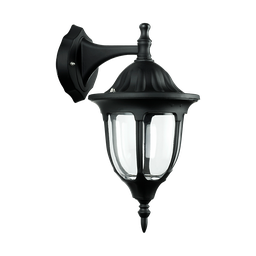 [9400420] FAROL DE PARED CLASICO NEGRO 127 V~ 60 Hz E27
