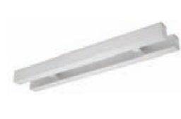 [A3M-2F13A41-F-A6-280] LUMINARIO RECTANGULAR DE SUSPENDER FLUORESCENTE CON 2 LAMPARAS CON DIFUSOR ACRILICO ALUMINIO 2X28 W 120-277 V~ 60 Hz