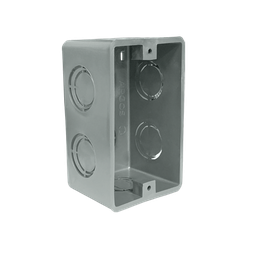 [CAJA725] CAJA CUADRADA 5X5&quot; GRIS