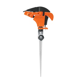 [10336] Aspersor plastico 11', una via, estaca metalica, Truper