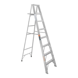 [10460] Escalera de tijera 100% aluminio tipo ll 7 peldaños, Truper