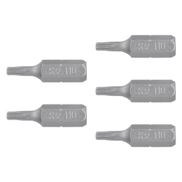 [12197] Estuche con 5 puntas torx T10 largo 1', Truper Expert