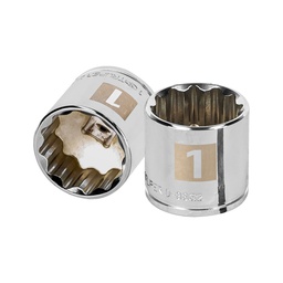 [13592] Dado de 1', 12 puntas, cuadro 3/8', Truper