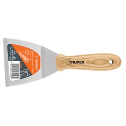 [14457] Espatula afilada y angulada 3' con mango de madera, Truper