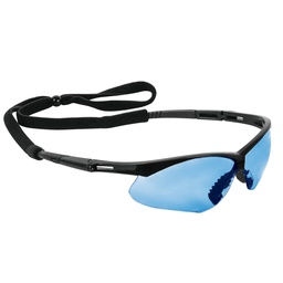[15176] Lentes seguridad azul antiempaño c/cordon ajustable, Sport