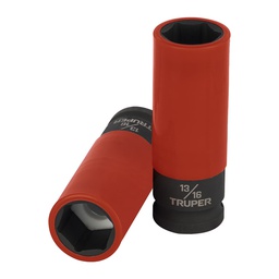 [100928] Dado largo impacto prot. plast. 13/16', 6 puntas,cuadro 1/2'