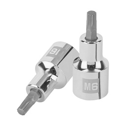 [101293] Dado punta corta bristol M6, cuadro 1/2', Truper