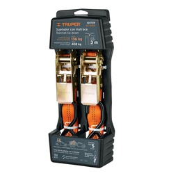 [101739] Juego de 2 sujetadores con matraca, carga maxima 408 kg