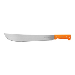 [15884] Machete estandar 16' cacha naranja remachada, Truper