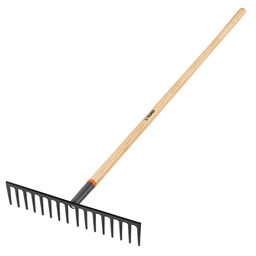 [17888] Rastrillo recto reforzado, 16 dientes, mango de 60', Truper