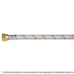 [24060] Manguera para gas, aluminio, 3/8' X 60 cm, Foset Basic