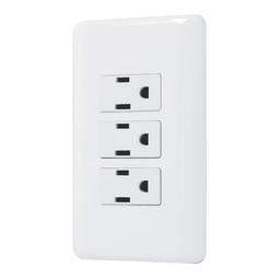 [25082] Placa armada con 3 contactos, Volteck Basic