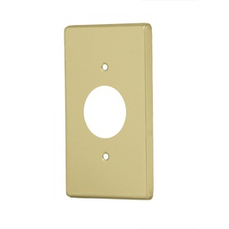 [46414] Placa para contacto redondo, de aluminio, linea Standard