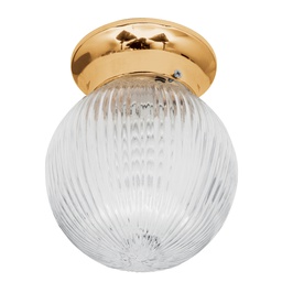 [46628] Luminario decorativo 19x16 cm pantalla cristal, sin lampara