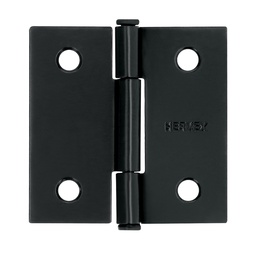 [46706] Bisagra cuadrada 2' acero negro, cabeza plana, Hermex