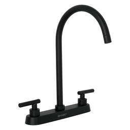 [46773] Mezcladora para fregadero,manerales palanca,negro mate,Tubig