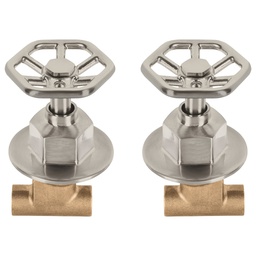 [46787] Juego llaves empotrar soldables, volante satin, Tubig