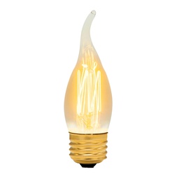 [47108] Lampara incandescente vintage 40 W tipo flama, Volteck