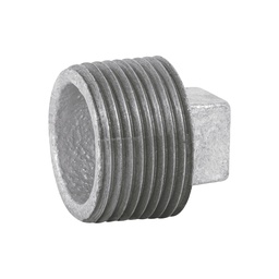 [47496] Tapon macho 1' de acero galvanizado, Foset