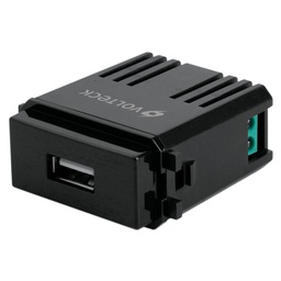 [47603] Modulo USB, linea Italiana, color negro, Volteck