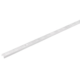 [47719] Cremallera doble blanca para mensulas planas, 2m, Fiero