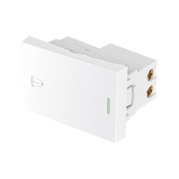 [47946] Interruptor para timbre blanco de 1.5 modulos, linea Lisboa