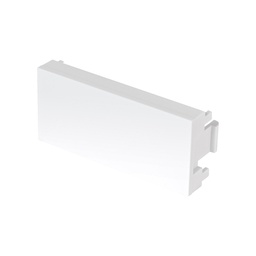[47952] Tapon ciego blanco de 1 modulo, linea Lisboa, Volteck