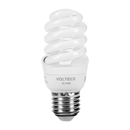 [48503] Lampara espiral mini T2 11 W luz calida en blister, Volteck