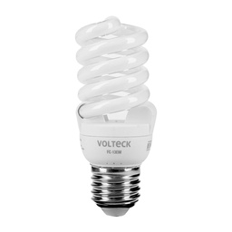 [48505] Lampara espiral mini T2 13 W luz calida en blister, Volteck