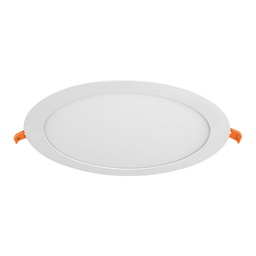 [48548] Luminario ultradelgado redondo p/empotrar 18W, luz de dia