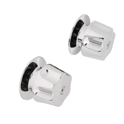 [49241] Juego de 2 manerales hex. metalicos para regadera, Basic